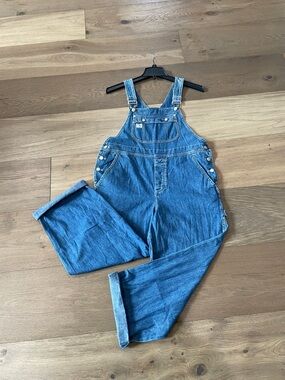 Vintage 90's DKNY Baggy Boyfriend Fit Carpenter Overalls Size Small Petite
